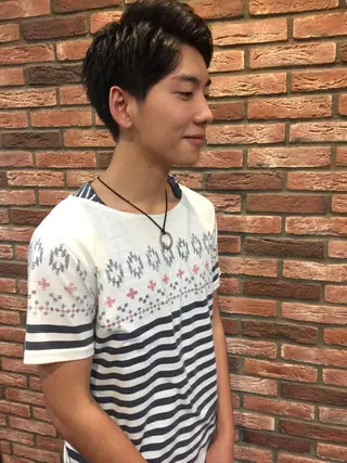 ショート 赤坂barber 古澤慶一郎【モテ髪】のヘアスタイル