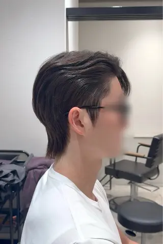ショート カラー パーマ ヘアアレンジ メンズ IVY表参道所属・ヘアメイク小野リエ 韓国ハーフ🦊のヘアスタイル