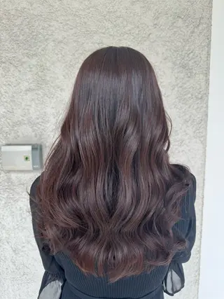 セミロング カラー 椎葉 祐也のヘアスタイル