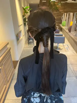 ロング ヘアアレンジ 川越 輝梨奈のヘアスタイル