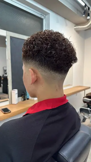 パーマ メンズ 浅岡律喜 /メンズ/フェードのヘアスタイル