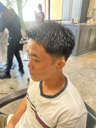 ショート メンズ HANGOUT ／久富のヘアスタイル