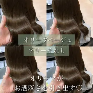 ミディアム カラー 🪞髪質改善カラー× レイヤー河村真聖🪞のヘアスタイル