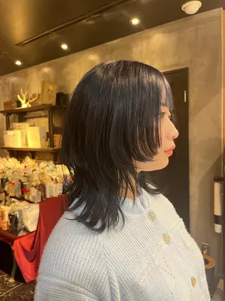 ミディアム カラー HAIR MAKE miel所属・🫧透明感カラー🫧 SHINSEIのヘアスタイル