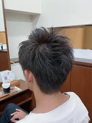 カラー メンズ hair＆face  LOBEAUT所属・小笠原 一倫のヘアスタイル