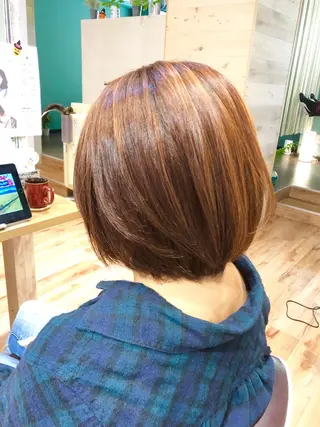 ショート カラー 青野 文香のヘアスタイル