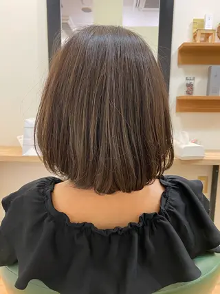 ミディアム カラー hair&eyelash Truth所属・Truth上谷綾子/ 名古屋市北区/黒川駅のヘアスタイル