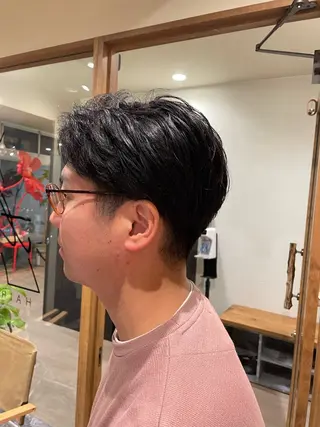 メンズ 山口里莉 /パーマモデル募集のヘアスタイル