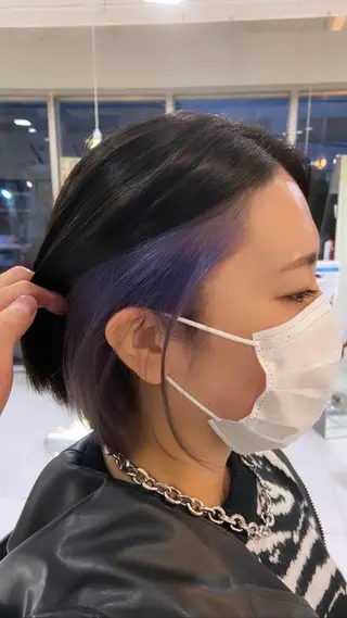 ショート カラー STELLA hair design salon所属・浅野 匠のヘアスタイル