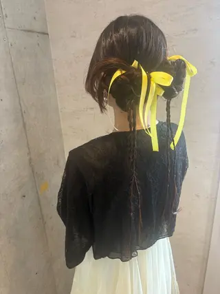 ロング ヘアアレンジ Reve  resort所属・美髪× ヘアセット✨Araiのヘアスタイル