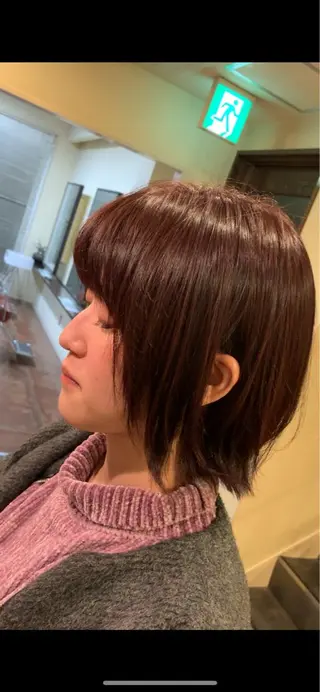 ショート ヨシミ カズヤのヘアスタイル