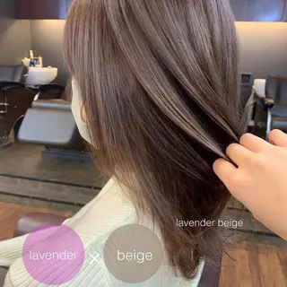 ミディアム カラー ヘアアレンジ レイヤーカット、 大人可愛い　中村美羅のヘアスタイル