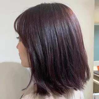 ミディアム カラー モテ髪×トレンド💕 小顔レイヤー 金井のヘアスタイル