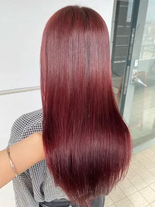 セミロング カラー 髪質改善特化🥣🫧 天神美容室のヘアスタイル