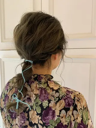 セミロング 田中 未澪のヘアスタイル