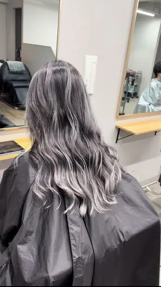 ロング カラー ブリーチ/ハイトーン 🔥MOTOKI🔥のヘアスタイル