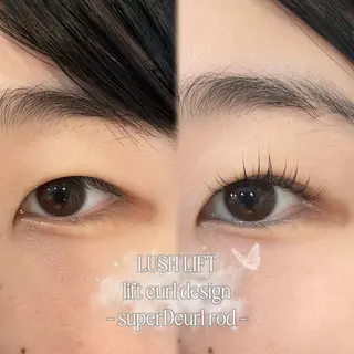 マツエク・マツパ セットサロンCURE YUKIOKAのマツエク・マツパデザイン