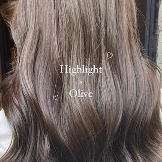 セミロング カラー ヘアアレンジ アンククロス渋谷【ANKH CROSS】所属・韓国ヘア┊︎レイヤー ┊︎haruka🌙のヘアスタイル