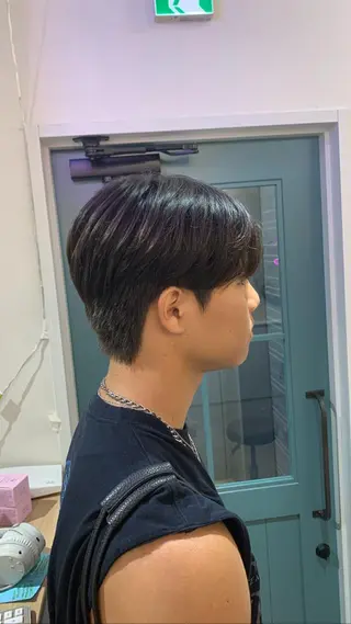 ミディアム メンズ/柏/パーマ/ チハヤのヘアスタイル