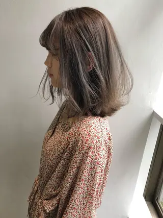 ミディアム カラー 🍃柔らかヘアー田中 瑞希🍃のヘアスタイル