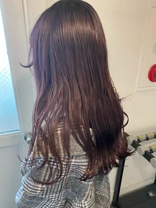 ミディアム 名駅/艶韓国風ヘア miyabiのヘアスタイル