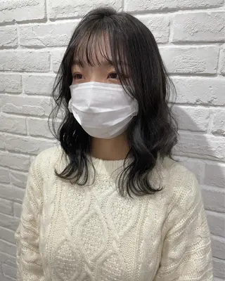 セミロング カラー パーマ ヘアアレンジ メンズ キッズ ネイル マツエク・マツパ belta.🌱 安藝夏花🌻のヘアスタイル