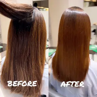 セミロング パーマ 👑松山ストレート/ メンズヘア/龍仁👑のヘアスタイル