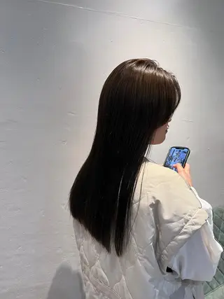 ロング ダン/メンズ/ 顔周り×透明感カラーのヘアスタイル