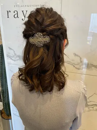 ヘアアレンジ 岡村 真子のヘアスタイル