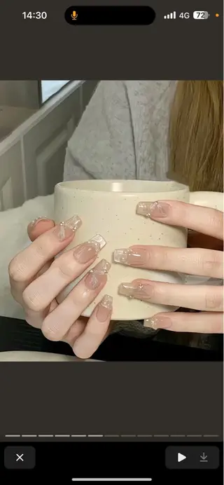 ミディアム Hanaai Salon新大久保店のネイルデザイン