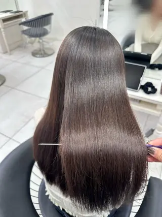 ロング パーマ euphoria銀座所属・縮毛矯正／艶髪🖤 銀座/HARUKAのヘアスタイル