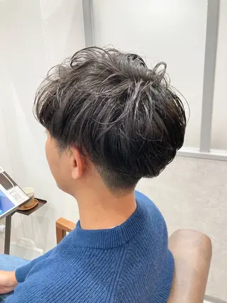 ショート パーマ パーマ職人 矢部絢一のヘアスタイル