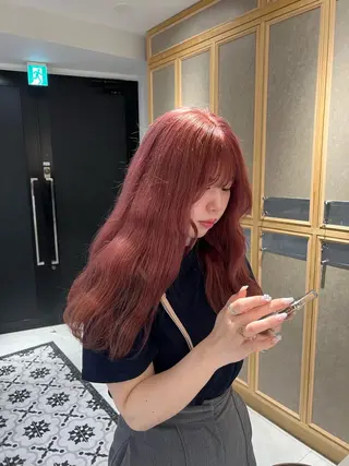 ロング 縮毛矯正/ブリーチ 🌻🌻MIREIのヘアスタイル