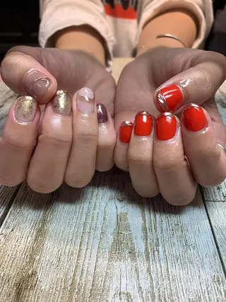 ネイル imymemine所属・渡邊 束紗のネイルデザイン