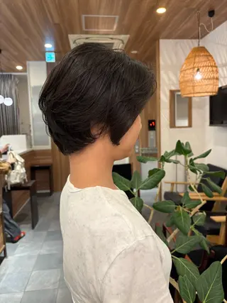 ショート パーマ BEAUTRIUM 穂乃香のヘアスタイル