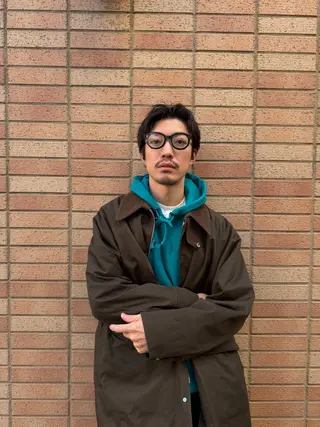 ショート メンズ casi所属・メンズパーマ／ボブ 星本広海のヘアスタイル