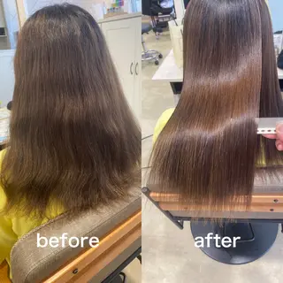 ロング パーマ AngeBay.NaHa所属・饒平名 知也のヘアスタイル