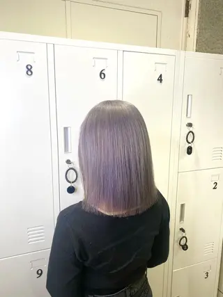 ミディアム カラー 🇰🇷韓国風カラー 🍬Rinka🍬のヘアスタイル
