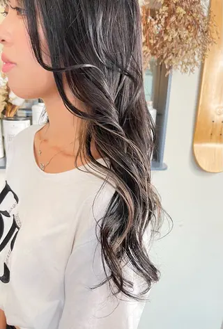 ロング カラー 🫧小峰 夕依のヘアスタイル