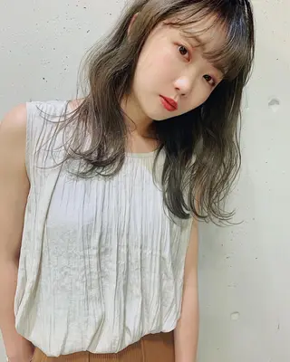 セミロング 古賀 侑磨のヘアスタイル