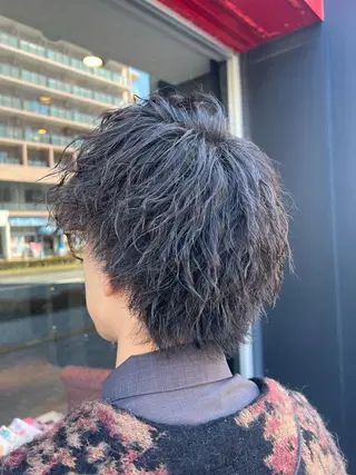 パーマ メンズ ＊インナーカラー＊ 植松彩音のヘアスタイル