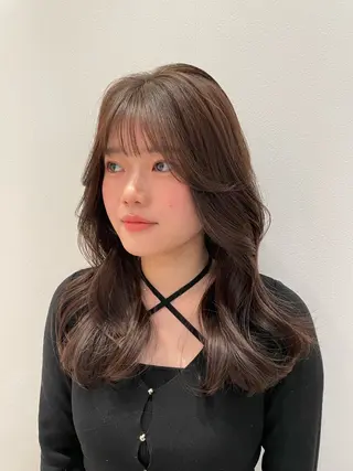 ロング カラー k-twoたき✨艶感 カラー/美髪矯正のヘアスタイル