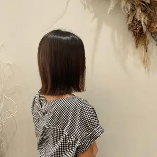 ミディアム 松本 玲菜のヘアスタイル