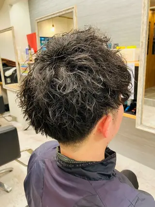 パーマ メンズ メンズ特化/パーマ/ フェードWATARUのヘアスタイル