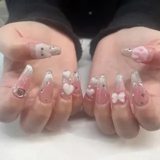 ネイル 💎🐰 saki. m 🐰💎のネイルデザイン