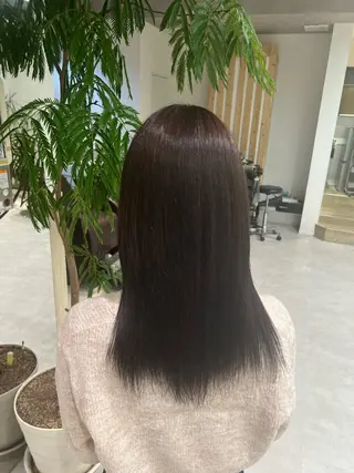 カラー 晶／艶髪カラー ／トリートメントのヘアスタイル