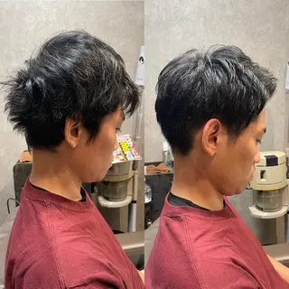 ショート メンズ トレサンパ所属・💈トレサンパ 💈金山駅✂︎愛実のヘアスタイル