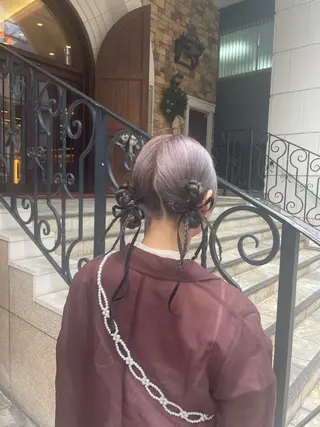 ミディアム 梅田 /透明感カラー 🤍narumiのヘアスタイル