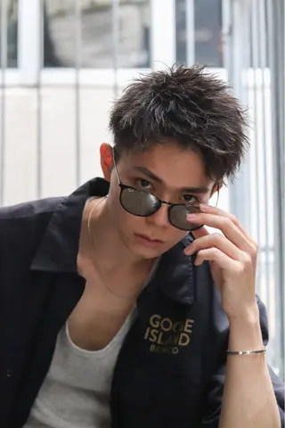 ショート ヘアアレンジ メンズ メンズ特化🧞‍♂️ ASHU🧞‍♂️のヘアスタイル