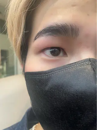 メンズ アイブロウ MINX  men's　face所属・MINX eye トシジマ　ユキのマツエク・マツパデザイン